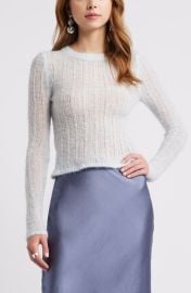 Open Edit Open Knit Fitted Sweater at Nordstrom