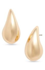 Open Edit Polished Teardrop Stud Earrings at Nordstrom