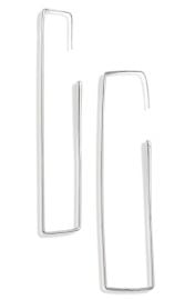 Open Edit Rectangular Hoop Earrings at Nordstrom