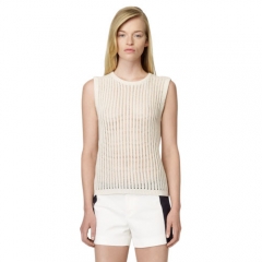 Open Knit Cashmere Shell at Club Monaco