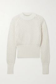 Open-Knit Cotton Sweater by Moncler at Net A Porter