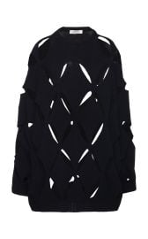 Open-Knit Wool Sweater By Valentino at Moda Operandi