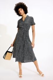 Open Neck Silk Shirt Dress by Club Monaco Rent the Runway at Rent the Runway