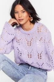 Open To It Fluffy Knit Sweater at Nasty Gal