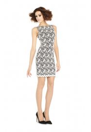 Open keyhole back dress at Alice & Olivia