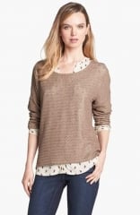 Open knit sweater by Vince Camuto at Nordstrom