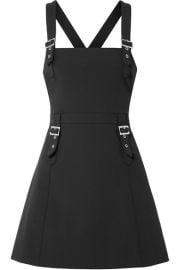 Opening Ceremony - William buckled stretch-cady mini dress at Net A Porter