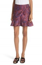 Opening Ceremony Ruffle Hem Jacquard Skirt   Nordstrom at Nordstrom