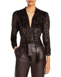 Ophelia Embellished Tassel Tie Top at Bloomingdales