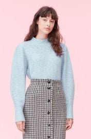 Optic Tweed Pullover at Rebecca Taylor