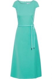 Opunzia Belted Cotton-Cady Dress by Max Mara at The Outnet