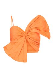 Orange Bow Top by ASHLEY PARK x RTR Rent the Runway at Rent the Runway