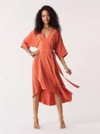 Orange Eloise Dress at Diane von Furstenberg