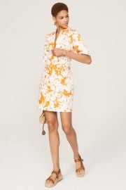 Orange Ivana Dress by Samsoe Rent the Runway at Rent the Runway