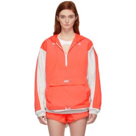 Orange Nylon Pullover by Alexander Wang at Sssense