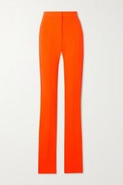 Orange Reed neon stretch-crepe slim-leg pants ALEX PERRY NET-A-PORTER at Net a Porter