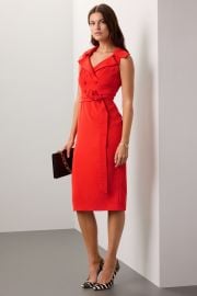 Orange Trench Dress by Badgley Mischka Rent the Runway at Rent the Runway