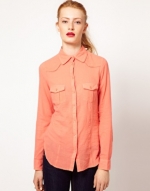 Orange shirt by Kookai at Asos