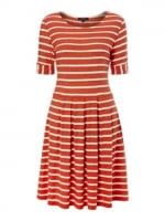 Orange striped dress by Therapy at House of Fraser