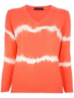 Orange tie dye sweater  at Farfetch