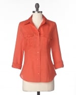 Orange utility shirt like Pennys  at Coldwater Creek