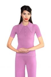 Orchid Dusk Peachskin Polo by Joostricot at Joostricot