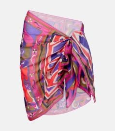 Orchidee cotton beach cover-up at Mytheresa