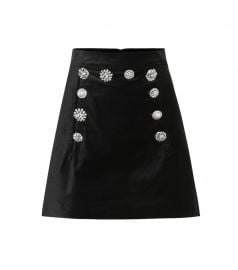 Ording velvet miniskirt at Mytheresa