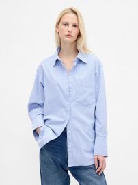 Organic Cotton Oxford Big Shirt at GAP
