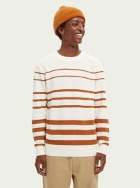 Organic cotton crew neck sweater  Pullovers  Men Clothing at Scotch  Soda at Scotch & Soda