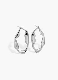 Organic shape earrings at Ragbagstudio