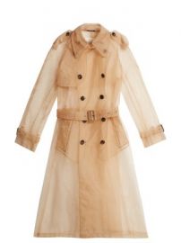 Organza trench coat at Matches