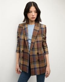 Oria Dickey Jacket in Russet Multi at Veronica Beard