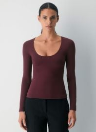 Original Contour Scoopneck Longsleeve at Aritzia