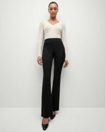 Orion Flare Pant in Black at Veronica Beard