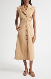 Orla Linen Blend Maxi Shirtdress at Nordstrom