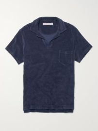 Orlebar Brown Cotton Terry Polo Shirt at Mr Porter