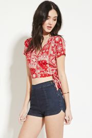 Ornate Crop Top at Forever 21