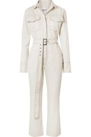 Orseund Iris - Workwear belted cotton-gabardine jumpsuit at Net A Porter