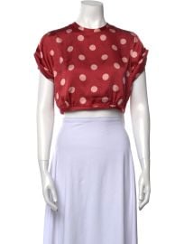 Orseund Iris Polka Dot Print Top at The Real Real