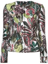 Oscar DE LA Renta Printed Jacket  2 990 - Buy SS18 Online - Fast Global Delivery  Price at Farfetch