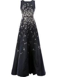 Oscar DE LA Renta Sequin Appliqu  233  Dress  20 333 - Buy AW17 Online - Fast Delivery  Price at Farfetch