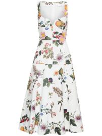 Oscar De La Renta graphic-print Sleeveless Dress - at Farfetch