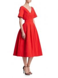 Oscar de la Renta - Bow-Back A-Line Dress at Saks Fifth Avenue