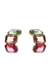 Oscar de la Renta Candy Crystal Hoop Earrings at Nordstrom