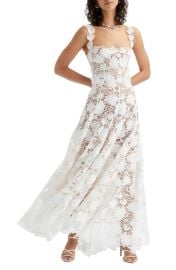 Oscar de la Renta Floral Lace Gown at Nordstrom