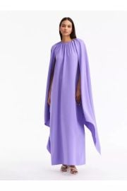 Oscar de la Renta Shirred Cape Back Caftan at Orchard Mile