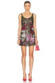 Oscar de la Renta Sleeveless Mini Dress in Multi FWRD at FWRD