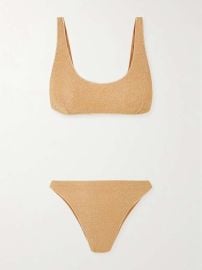 Oseree Lumi re metallic bikini at Net a Porter