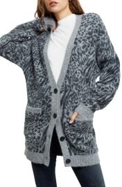 Oslo Animal Print Cardigan by Rails at Nordstrom Rack